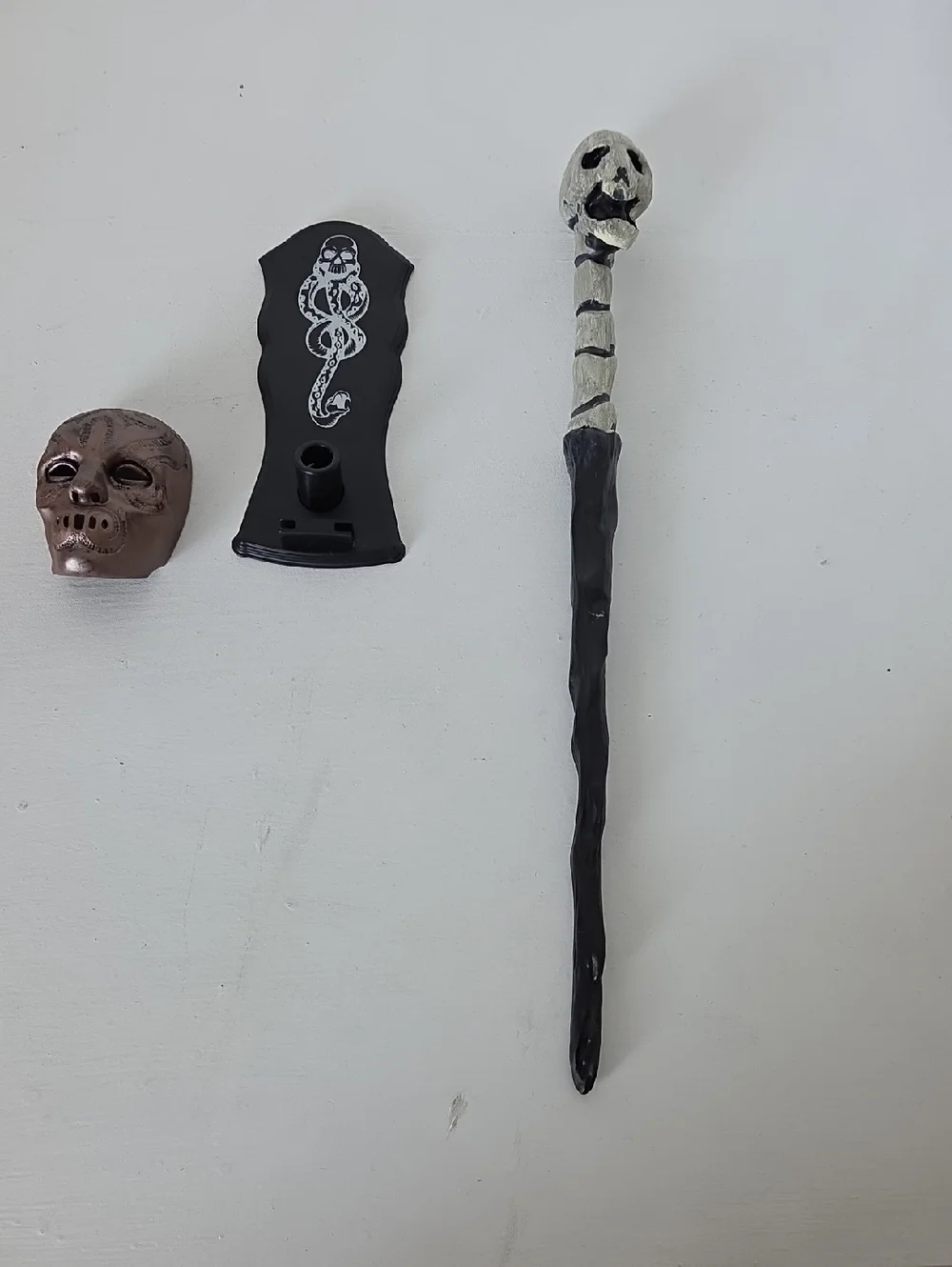 Harry Potter Death Eater Skull Wand From The Nobel Collection 12inches Long - Picture 4 of 4